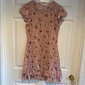 Veronica Beard Floral Ruffle Dress